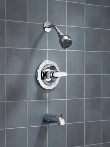 Miniatura 2 de Peerless P188720 Classic - Manijas combinadas completas para bañera y ducha, cromadas