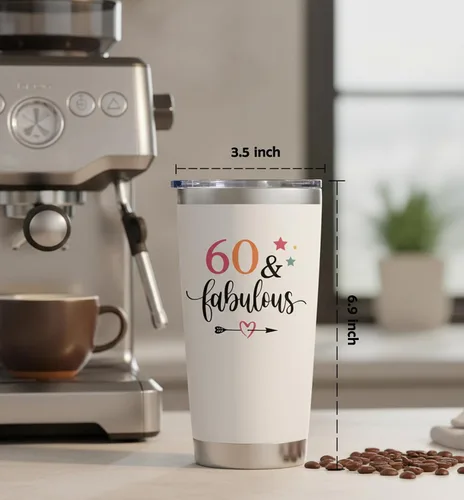 Miniatura 6 de Divertidos regalos de cumpleaños 60 para mujeres, ideas de decoración de cumpleaños 60 en 1966, ideas para ella, regalo para mujer que cumple 60