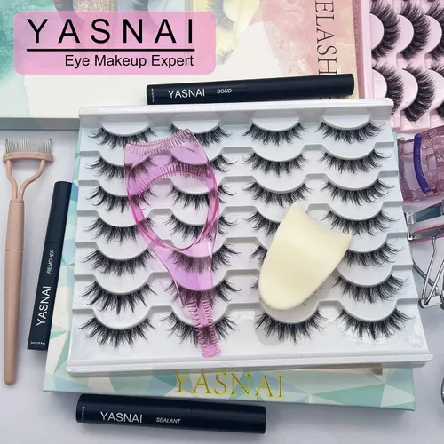 Miniatura 6 de Lashes Buddy - Herramienta de cepillo aplicador de pestañas postizas para usar pestañas, herramienta de maquillaje 3 en 1, aplicador de protección