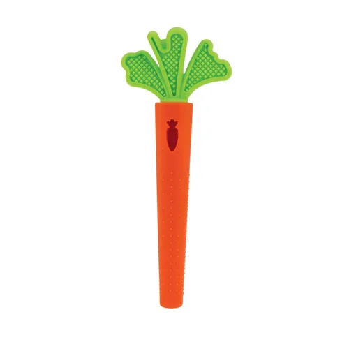 Miniatura 7 de Nuby Tubo Hueco de Plátano Juguete de Dentición de Silicona - Juguete de Alivio para la Dentición del Bebé que Masajea las Encías para 3+ Meses