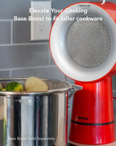Miniatura 10 de AirHood Campana extractora con cable Extractor de cocina portátil con 2 filtros de aire de carbón activado y filtro de aceite de acero inoxidable