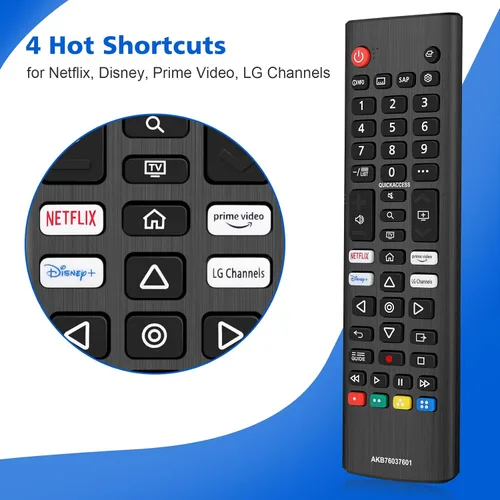Miniatura 4 de 2 piezas universal para LG TV mando a distancia de reemplazo para LG mando a distancia universal para Smart TV