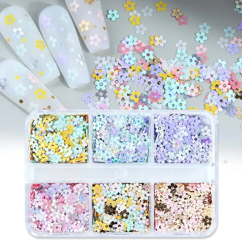 Miniatura 9 de Aurora - Polvo para arte de uñas, diseño holográfico de polvo fino para uñas, pigmento iridiscente para esmalte de uñas en gel, manicura