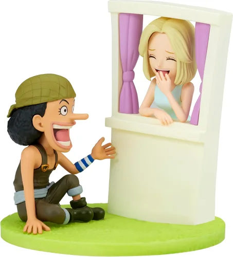 Miniatura 20 de Banpresto - One Piece - Log Stories - Luffy & Nami, World Collectable Figure de Bandai Spirits
