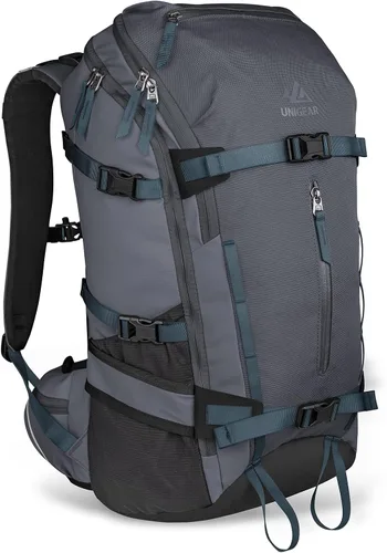 Unigear Mochila de hidratación de esquí, bolsa de viaje de snowboard de 30 l, mochila resistente al agua de poliéster 900D para esquí, senderismo,