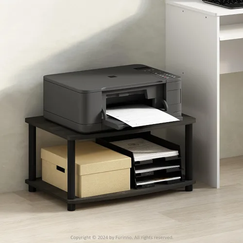 Miniatura 12 de Furinno TURN-S-TUBE - Soporte para TV, centro de entretenimiento de 3 niveles sin herramientas, consola de TV para televisores de hasta 46 pulgadas