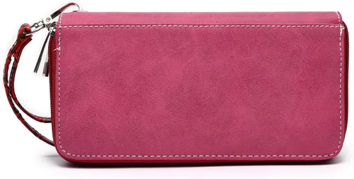 Miniatura 3 de Estilo occidental Fringe Classic Concho Studded Mujer Cartera Cartera de embrague, Borgoña