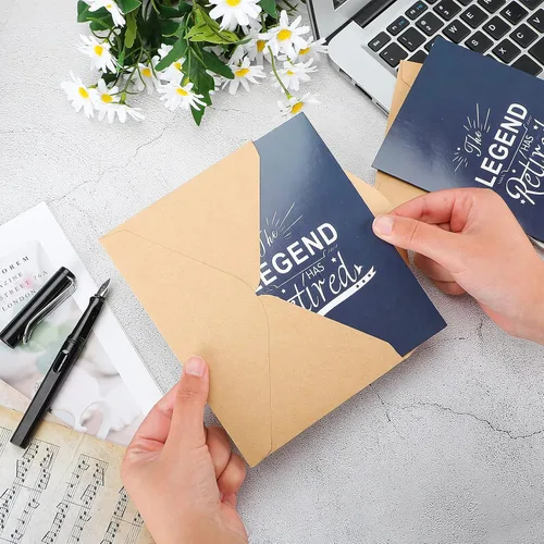 Miniatura 3 de Zonon 2 tarjetas divertidas de jubilación, tarjeta de felicitación de jubilación, regalo para hombres y mujeres