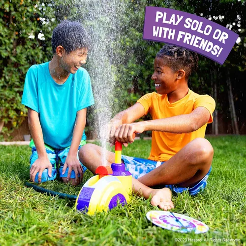 Miniatura 5 de Hasbro Pie Face Splash - Juego de rociadores de agua para niños, diversión de verano al aire libre - Juega con amigos y familiares