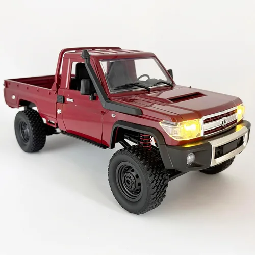 HLSFWDRIVE RC Rock Crawler RC Camión 4x4 Toyota LC79 RC Crawler 1/12 Todo Terreno Pickup a Control Remoto 2.4Ghz Todo Terreno 280 Motor Cepillo