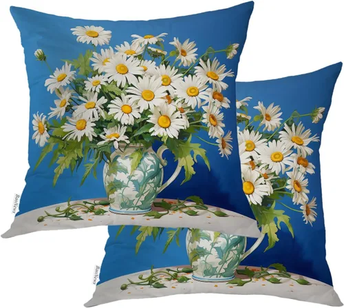 Miniatura 25 de Fundas de almohada con diseño de pinos y pájaros, bayas rojas, hojas de acebo, fondo beige, funda de cojín de mezcla digital, funda de almohada