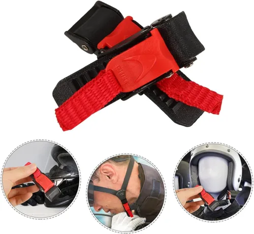 Miniatura 7 de Kit de 4 hebillas de liberación rápida para motocicleta, sombrero de seguridad, construcción de pompones duraderos para una aplicación y extracción