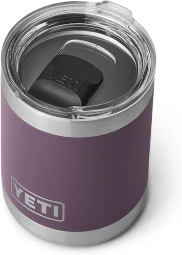 Miniatura 8 de Yeti Rambler Vaso corto de 10 onzas con aislamiento térmico al vacío, de acero inoxidable, con tapa MagSlider Rosa arenisca.