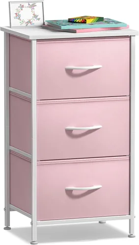 Miniatura 21 de Sorbus Cómoda de tela para dormitorio de niños, cómoda de 5 cajones, torre de almacenamiento alta, organizador de ropa, para armario, sala