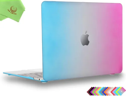 Miniatura 86 de Carcasa para MacBook Air de 13 pulgadas, UESWILL, carcasa rígida mate de tacto suave para MacBook Air de 13 pulgadas (Modelo A1466 / A1369) de Negro