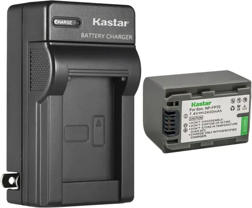 Miniatura 8 de Kastar Cargador de batería de pared de CA NP-FP70 / FP71 para Sony DCR-HC94, DCR-HC96, DCR-SR30, DCR-SR40, DCR-SR50, DCR-SR60, DCR-SR70, DCR-SR80