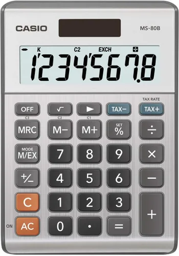 Miniatura 2 de Calculadora de escritorio Casio MS-80B de funciones estándar