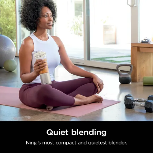 Miniatura 3 de Ninja Blast Licuadora portátil, sin cable, recipiente de 18oz, licuadora personal para batidos y licuados, sin BPA, tapa a prueba de fugas y pico