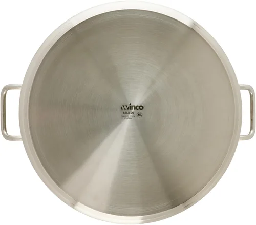 Miniatura 6 de Winco - Brasero de acero inoxidable de grado comercial con tapa, 20 cuartos de galón