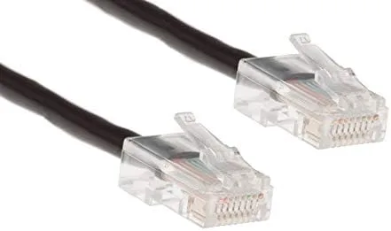 PHAT SATELLITE INTL - Cable Ethernet Cat 5e (CAT5E), cobre sólido 24 AWG, conectores EZ RJ45 de paso a través de, cable de conexión de Internet de
