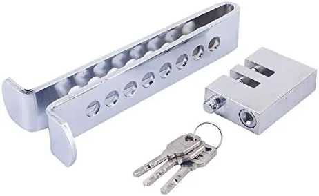 Miniatura 3 de Cerradura de volante de automóvil forjada de acero resistente con núcleo de bloqueo de cobre, cerradura de seguridad antirrobo para automóviles