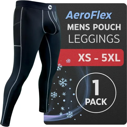 Miniatura 53 de Real Men ABCD Pouch - Pantalones de compresión para hombre, paquete de 1, 2 y 3, leggings para hombre, pantalones de yoga, medias, capa base