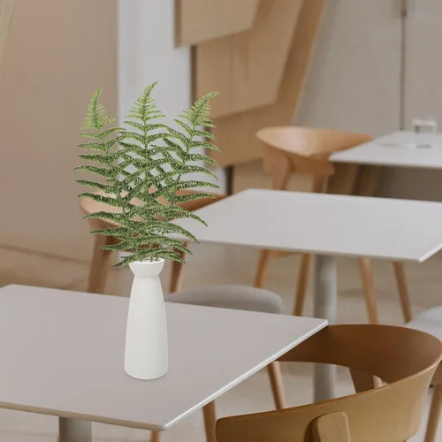 Miniatura 7 de Púas y aerosoles para árbol de Navidad: hojas de purpurina de Navidad, hojas artificiales con purpurina, adorno colgante para árbol de Navidad