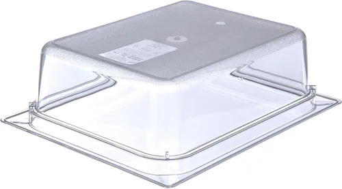 Miniatura 3 de Carlisle FoodService Products 10221B07 StorPlus - Bandeja de comida de tamaño medio, policarbonato, 4 pulgadas de profundidad, transparente