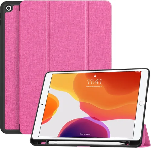 Miniatura 9 de Soke - Funda para iPad de 9ª generación 2021/8ª generación 2020/7ª generación 2019 con soporte para lápices - Funda de protección premium a prueba