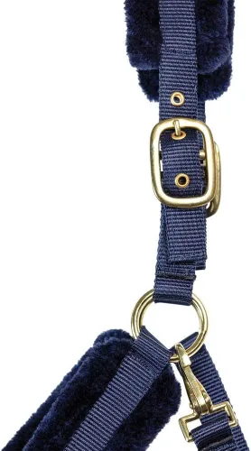 Miniatura 4 de Dura-Tech Halter de nailon con forro polar para caballos, máxima comodidad para caballos, diseño antifrotamiento, alta ajustabilidad, herrajes