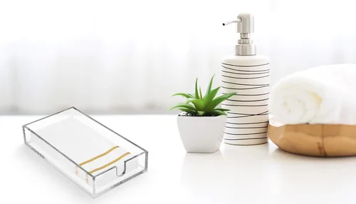 Miniatura 4 de Toallas de mano de papel para baño, toallas de invitados con sensación de lino, cena formal, aniversario, servilletas para mesas, habitaciones