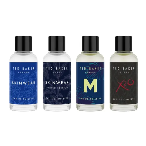 Miniatura 4 de Ted Baker Mini Colonia Set de Regalo para Él Mini Eau de Toilette: Skinwear, Skinwear Edición Limitada, M, X2O, Colección de Fragancias para Hombre