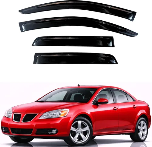 Miniatura 43 de KPY Visor de ventana compatible con Hyundai Tucson 2021-2025, 4 piezas de deflector de ventilación para ventana lateral, estilo Mugen, protector