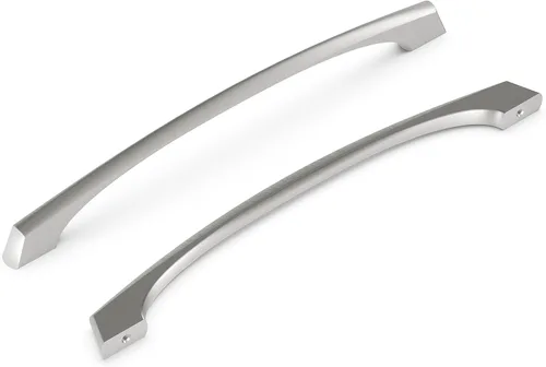 Hickory Hardware Greenwich Collection - Paquete de 1 tirador de gabinete de cocina de núcleo sólido, manijas de gabinete de lujo, accesorios para
