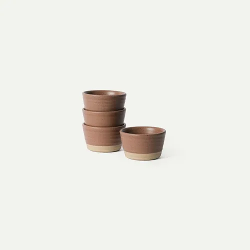 Miniatura 31 de Mora Juego de 4 Mini Ramekins, Platos de Cerámica para Hornear de 8 onzas - Aptos para Microondas, Horno y Lavavajillas - Pimienta Negra peppercorn