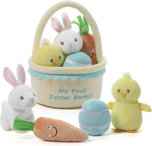 Miniatura 14 de Baby GUND My First Baking - Juego de peluche con sonidos, sonajero, chirridos y arrugas, juguete sensorial de felpa ultrasuave para bebés y recién