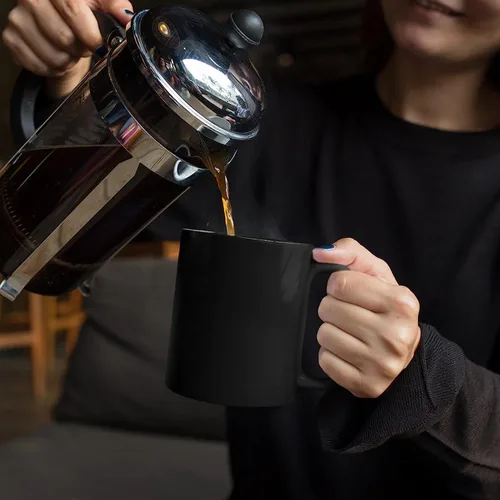 Miniatura 6 de Taza de café con dedo 3D en la parte inferior, divertida taza de café para hombres y mujeres, taza de café novedosa con elefante blanco, regalo