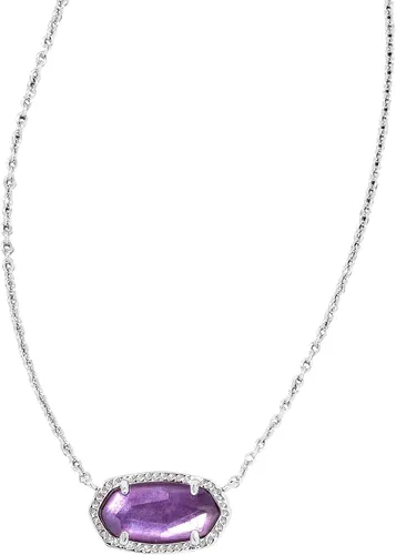 Miniatura 129 de Kendra Scott - Collar Elisa con dije para mujer, joyería de moda, chapado en oro de 14 quilates