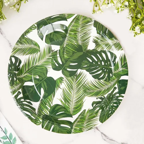 Miniatura 19 de Efavormart - Paquete de 50 platos redondos de bagazo biodegradables blancos de 7 pulgadas, compostables, ecológicos, desechables, aperitivos, Tipo 17