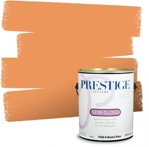 Miniatura 83 de PRESTIGE Pintura exterior e imprimación en uno, bronceado Aberdeen, plano, 1 galón