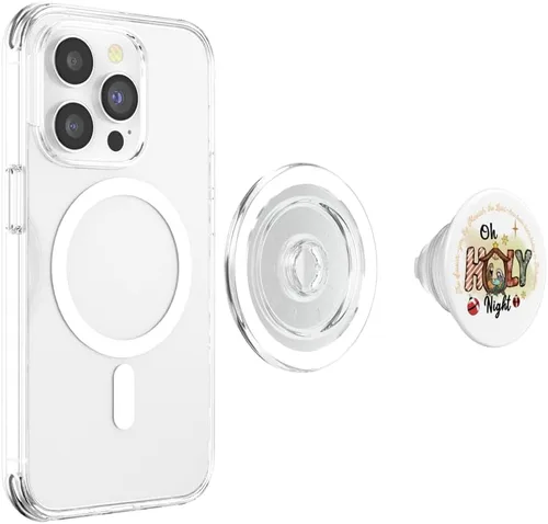 Miniatura 4 de PopSockets MagSafe PopGrip de Navidad cristiana nacida por Jesús para iPhone