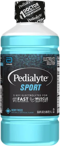 Miniatura 11 de Pedialyte Bebida deportiva con electrolitos, hidratación rápida con 5 electrolitos clave para apoyo muscular antes, durante y después del ejercicio