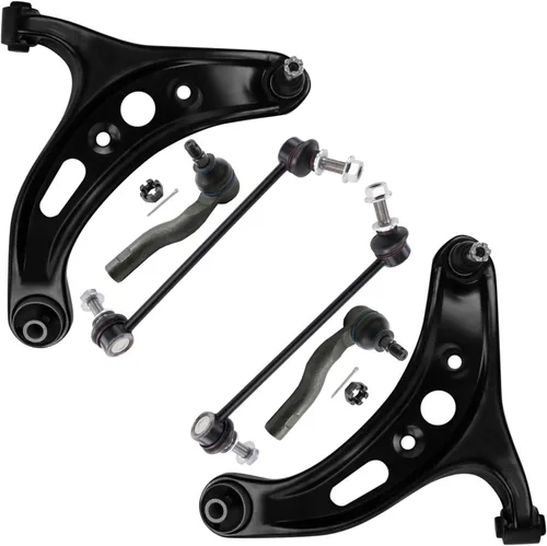 Miniatura 156 de Detroit Axle - Kit de extremo delantero para Chrysler 300 Dodge Charger Challenger 2011-2023, 2 brazos de control inferiores traseros 2 varillas
