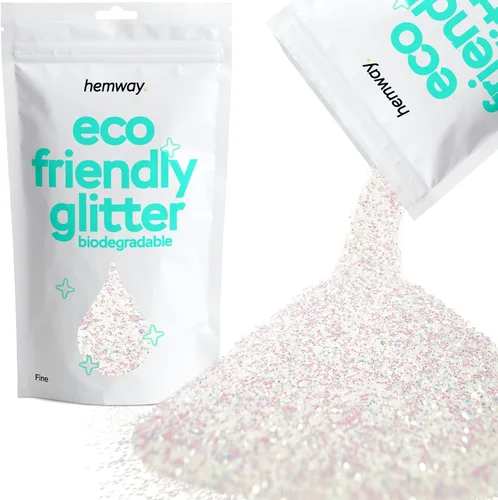 Miniatura 97 de Purpurina biodegradable, holográfica plateada, 3.5 onzas, respetuosa con el medio ambiente, extra gruesa, bioecológica, vegana para festivales