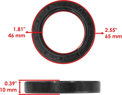 Miniatura 6 de Caltric Eje de transmisión del diferencial delantero y acopladores compatibles con Yamaha Grizzly 660 YFM660 2003-2008