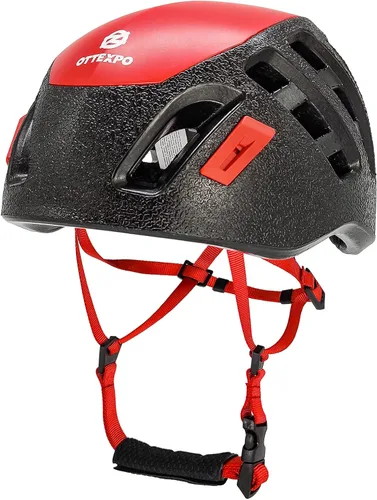 Miniatura 6 de Casco de escalada en roca para adulto, casco ligero ajustable para escalada de árboles en roca trabajo en altura