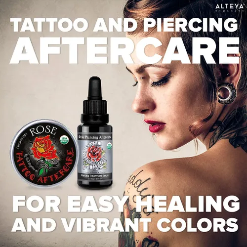 Miniatura 4 de Alteya Organics Solución para el cuidado posterior de piercings y bultos – Aceite queloide para eliminación de golpes de oído, nariz y cuerpo