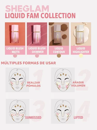 Miniatura 8 de SHEGLAM Color Bloom Rubor Líquido en Polvo para Mejillas con Acabado Mate - On Point Mate en punto