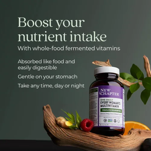 Miniatura 4 de New Chapter Every Woman's, One Daily Multi, Tabletas multivitamínicas, NCH03089, Default, 1, 1