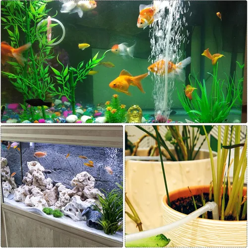 Miniatura 4 de Tubo de plástico flexible de PVC transparente, [para transferencia de agua de bomba, tanque de peces, acuario] - 0.315 in x 0.433 in/3.3 ft